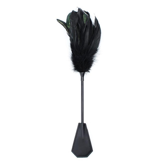 Feather Tickler and Paddle 2 in 1 48 cm Black Feather Tickler and Paddle 2 in 1 48 cm Black - UABDSM