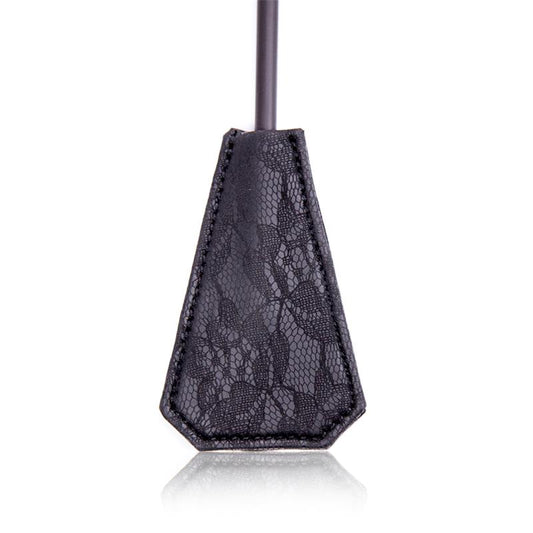 Feather Tickler and Paddle with Lace 2 in 1 56 cm Black - UABDSM