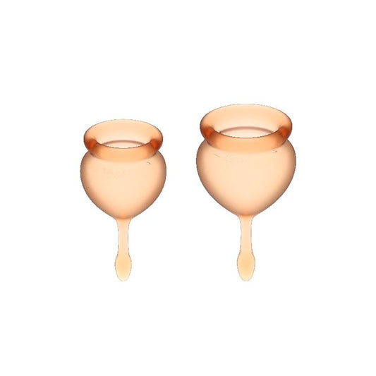 Feel Good Menstrual Cup Orange Pack of 2 Feel Good Menstrual Cup Orange Pack of 2 - UABDSM
