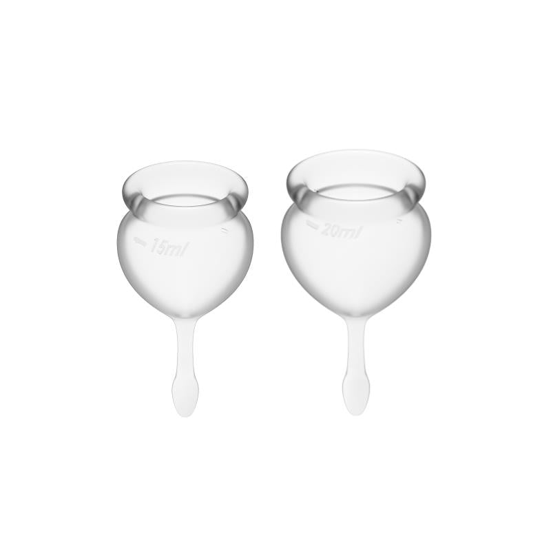 Feel Good Menstrual Cup Transparent Pack of 2 - UABDSM