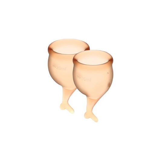 Feel Secure Menstrual Cup Orange Pack of 2 Feel Secure Menstrual Cup Orange Pack of 2 - UABDSM