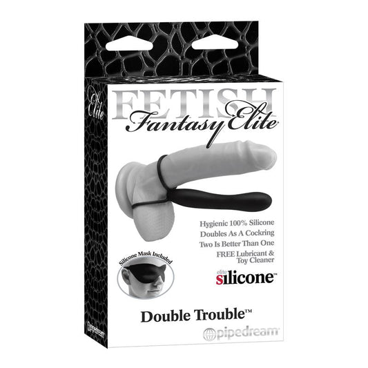 Fetish Fantasy Elite Double Trouble Black - UABDSM