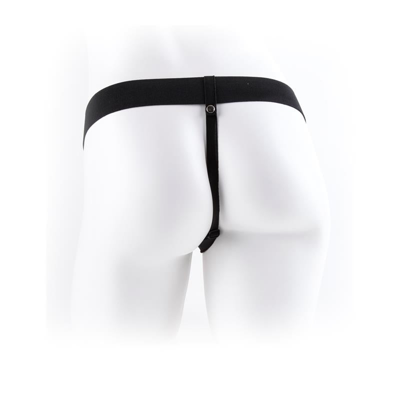 Fetish Fantasy Series 177 cm Vibrating Hollow Strap-On Flesh - UABDSM