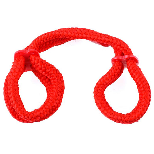 Fetish Fantasy Series Silk Rope Love Cuffs - Red Fetish Fantasy Series Silk Rope Love Cuffs - Red - UABDSM