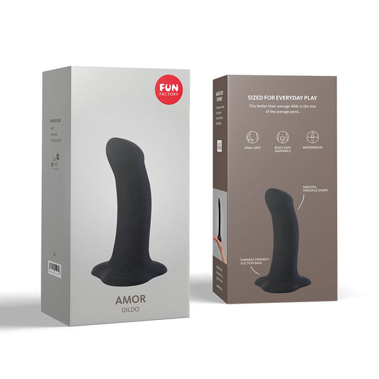 Fun Factory Dildo Amor - Black - UABDSM