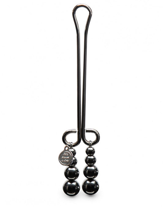 Just Sensation - FSoG Darker Beaded Clitoral Clamp Just Sensation - FSoG Darker Beaded Clitoral Clamp - UABDSM