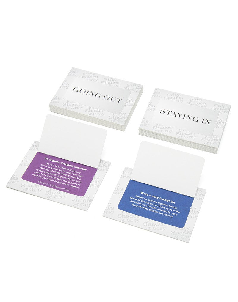 Fifty Shades Of Grey - Date Night Idea Cards - UABDSM