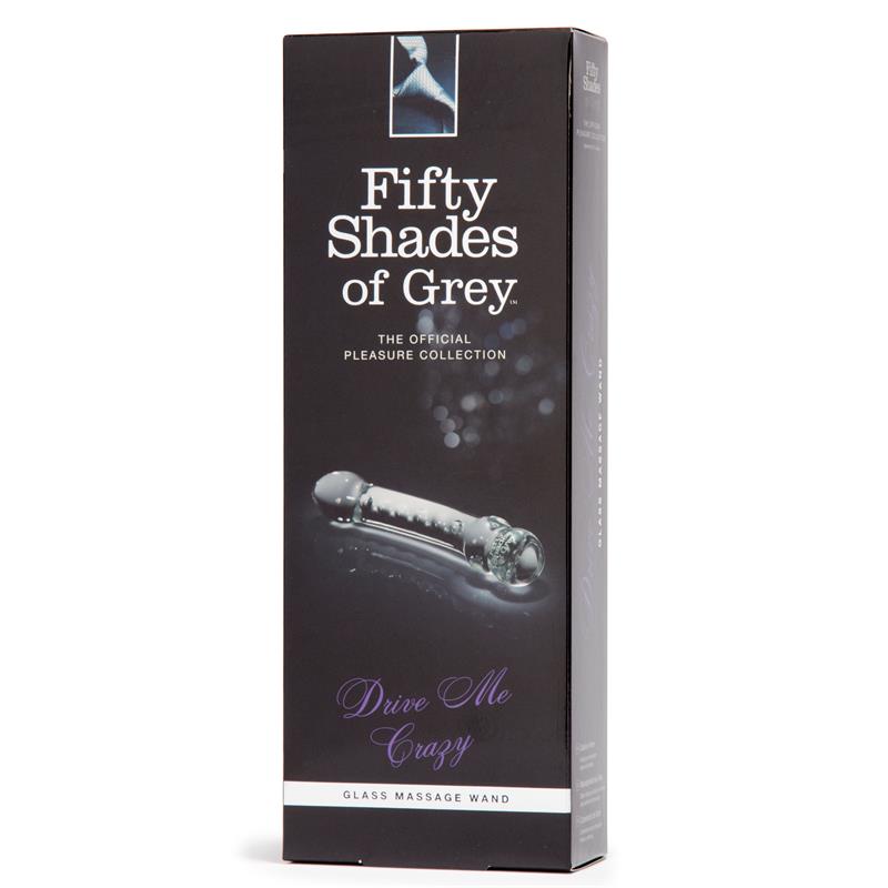 Fifty Shades of Grey Drive Me Crazy Glass Massage Wand - UABDSM