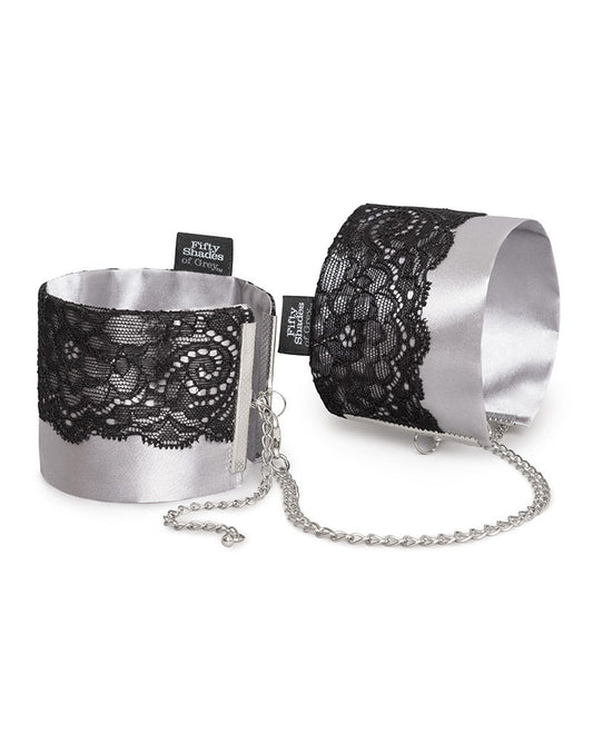 Fifty Shades Of Grey - Satin & Lace Wrist Cuffs Fifty Shades Of Grey - Satin & Lace Wrist Cuffs - UABDSM