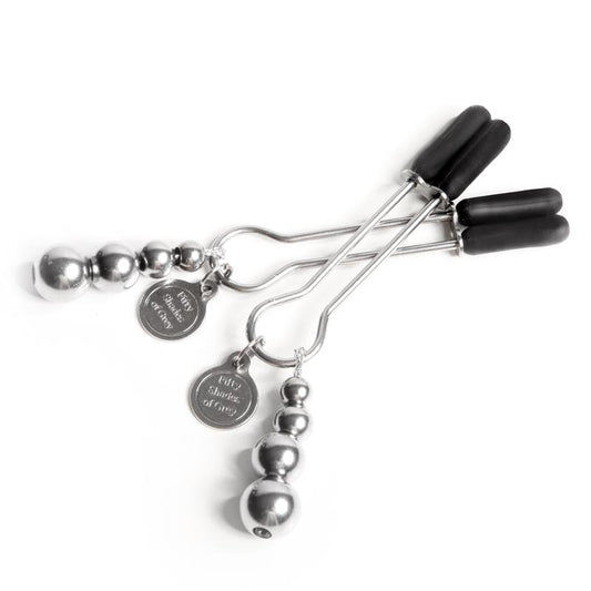 Fifty Shades of Grey The Pinch Adjustable Nipple Clamps Fifty Shades of Grey The Pinch Adjustable Nipple Clamps - UABDSM