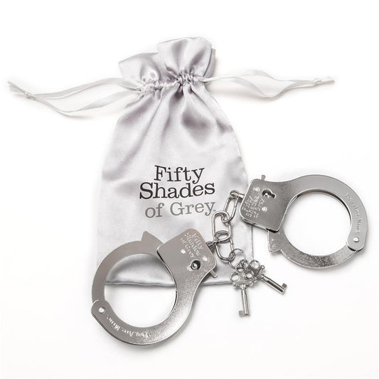 Fifty Shades of Grey You Are Mine Metal Handcuffs - UABDSM
