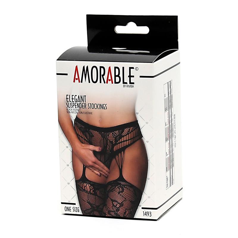 Fishnet Garter Belt One Size - UABDSM