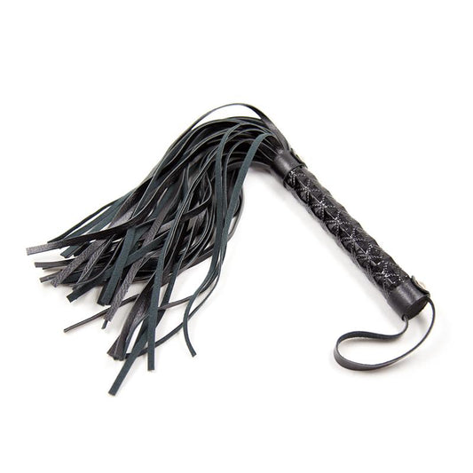 Flogger Diamond Pattern with Metal Hardware 39 cm Black Flogger Diamond Pattern with Metal Hardware 39 cm Black - UABDSM