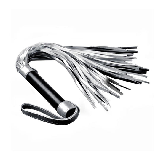 Flogger Faux Leather Silver and Black Flogger Faux Leather Silver and Black - UABDSM