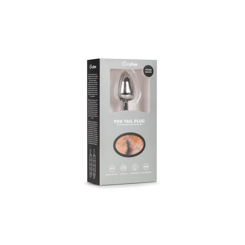 Fox Tail Plug No. 3 - Silver - UABDSM