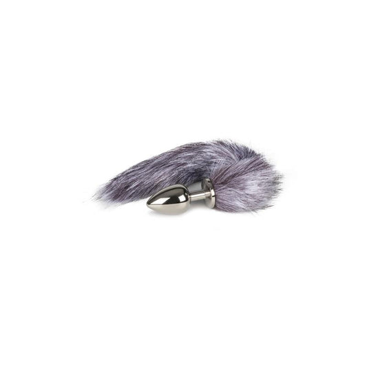 Fox Tail Plug No. 4 - Silver Fox Tail Plug No. 4 - Silver - UABDSM