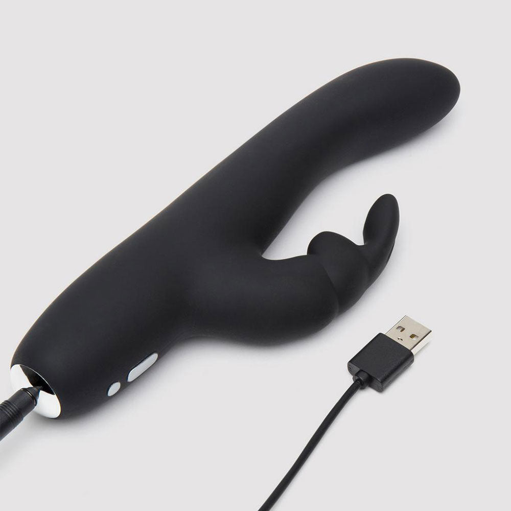 Fifty Shades of Grey Greedy Girl Rechargeable Slimline Rabbit Vibrator - UABDSM