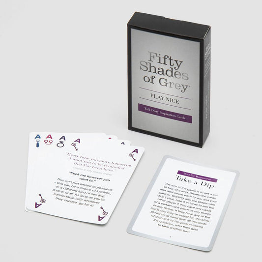 Fifty Shades of Grey Play Nice Talk Dirty Card Game Fifty Shades of Grey Play Nice Talk Dirty Card Game - UABDSM