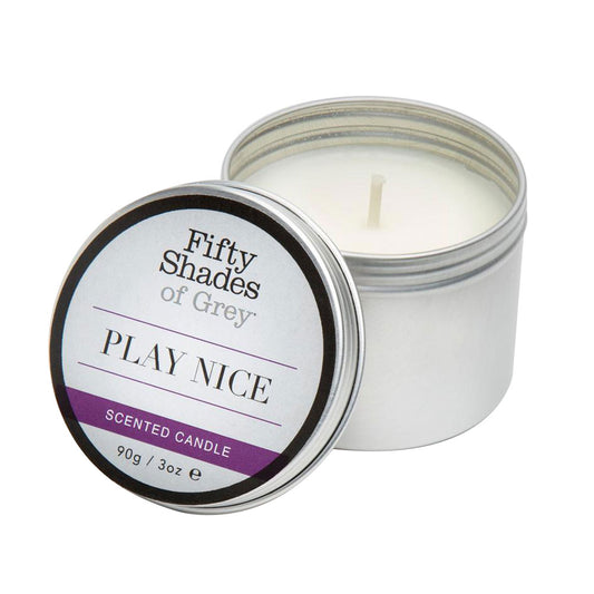 Fifty Shades of Grey Play Nice Vanilla Candle 90g Fifty Shades of Grey Play Nice Vanilla Candle 90g - UABDSM
