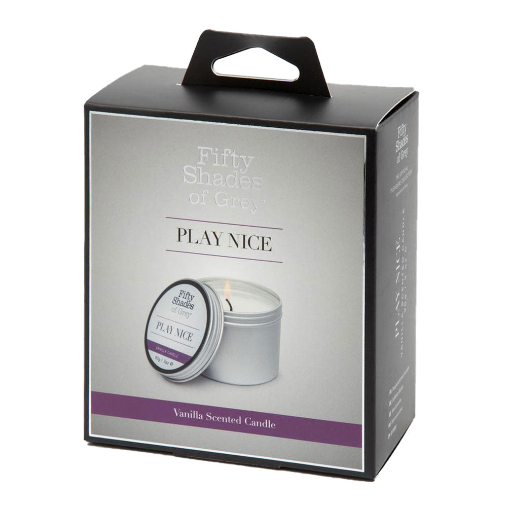 Fifty Shades of Grey Play Nice Vanilla Candle 90g - UABDSM