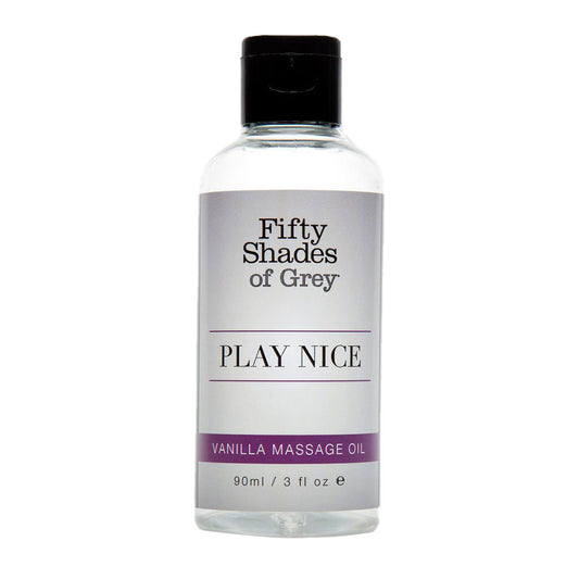 Fifty Shades of Grey Play Nice Vanilla Massage Oil 90ml Fifty Shades of Grey Play Nice Vanilla Massage Oil 90ml - UABDSM