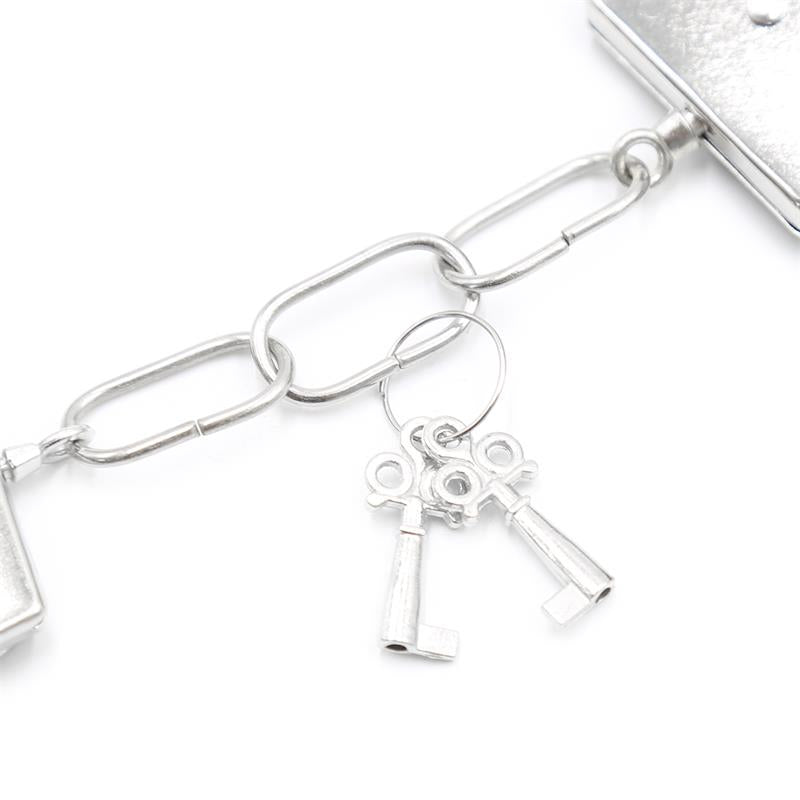 Furry Metal Handcuffs Black - UABDSM