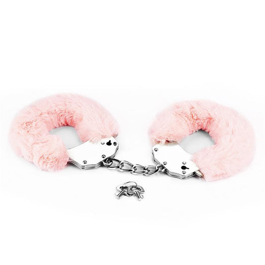 Furry Metal Handcuffs Pink Furry Metal Handcuffs Pink - UABDSM