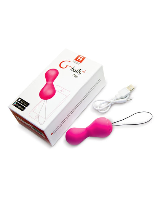 G-Vibe - G-Balls 2 - Geisha Balls + App - Pink - UABDSM