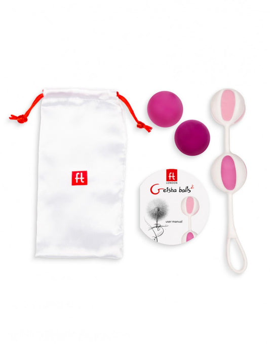 G-Vibe - Geisha Balls 2 - Pink - UABDSM