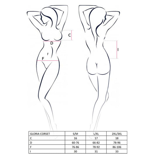 Gloria Corset Black - UABDSM