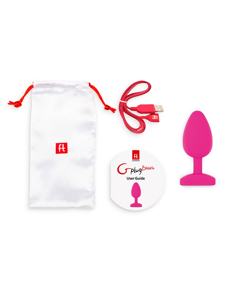 G-Vibe - G-Plug - Vibrating Butt Plug - Pink - UABDSM