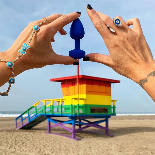 GplugSmall Butt Plug Small Navy Blue - UABDSM