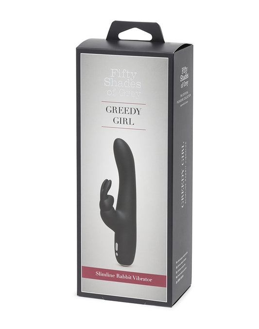 Greedy Girl - FSoG Slimline Rabbit Vibrator - UABDSM