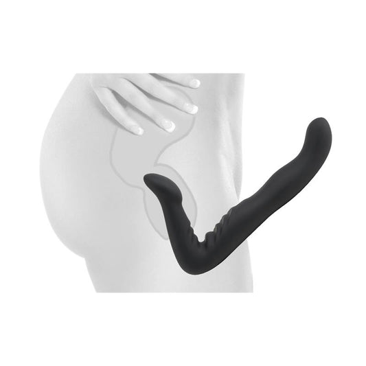 Hands Free Dildo 20 cm Black - UABDSM
