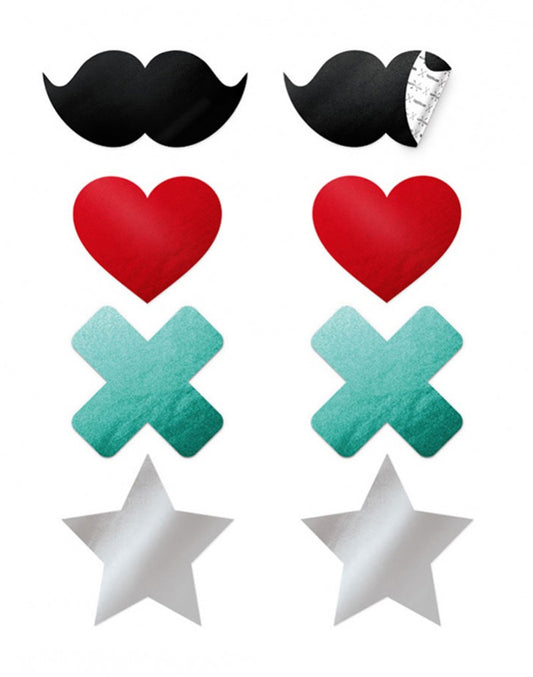 Happy Lola - Sexy Pasties Nipple Covers 4 Pairs Happy Lola - Sexy Pasties Nipple Covers 4 Pairs - UABDSM