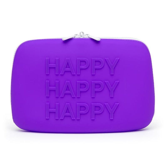 HAPPY Storage Zip Bag Large Pink HAPPY Storage Zip Bag Large Pink - UABDSM