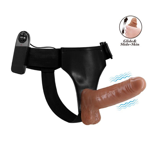 Harness with Retractable Dildo and Vibration Harness with Retractable Dildo and Vibration - UABDSM
