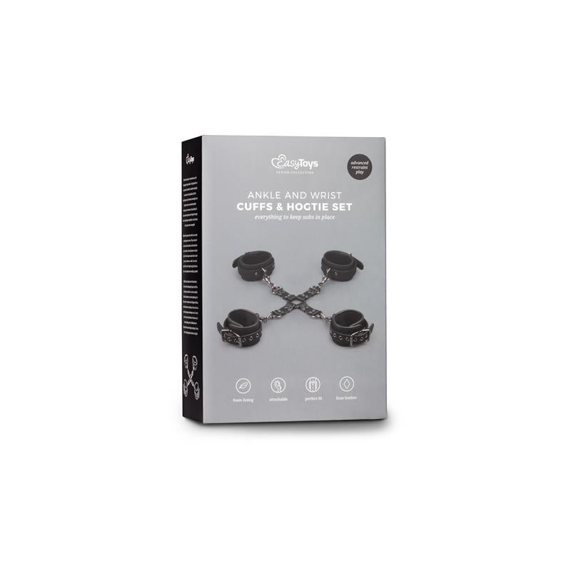 Hogtie with Hand and Anklecuffs Black - UABDSM