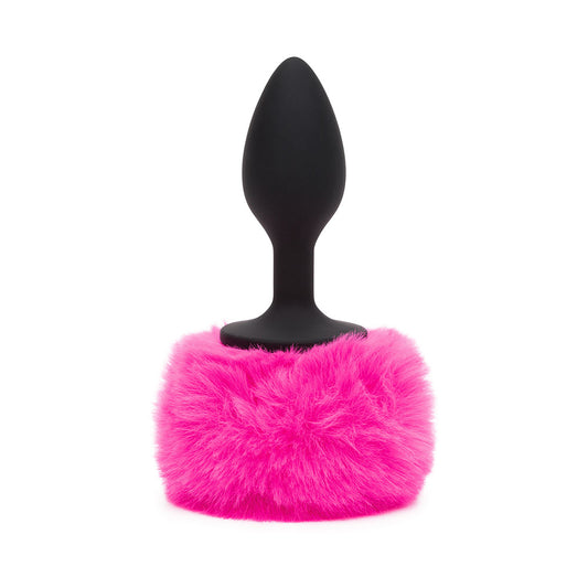 Happy Rabbit Butt Plug Medium - Black/Pink - UABDSM