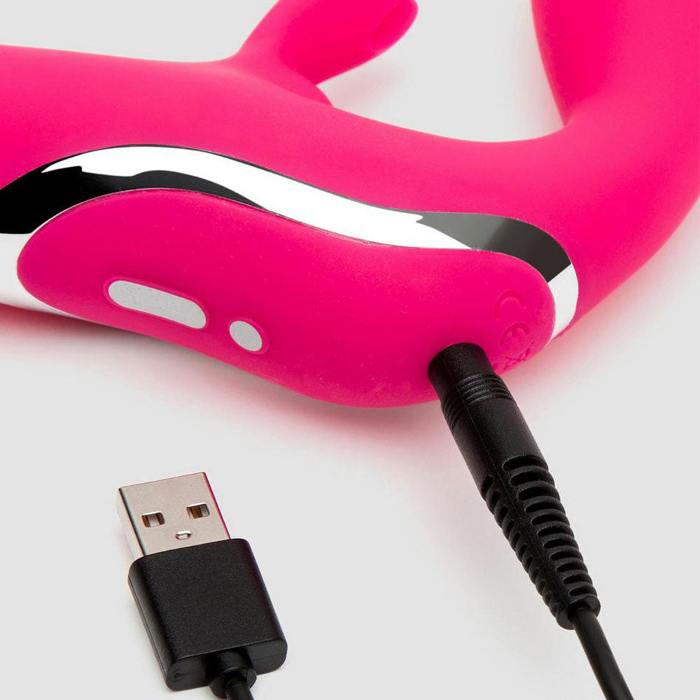 Happy Rabbit Strapless Strap On Rabbit Vibe Pink - UABDSM