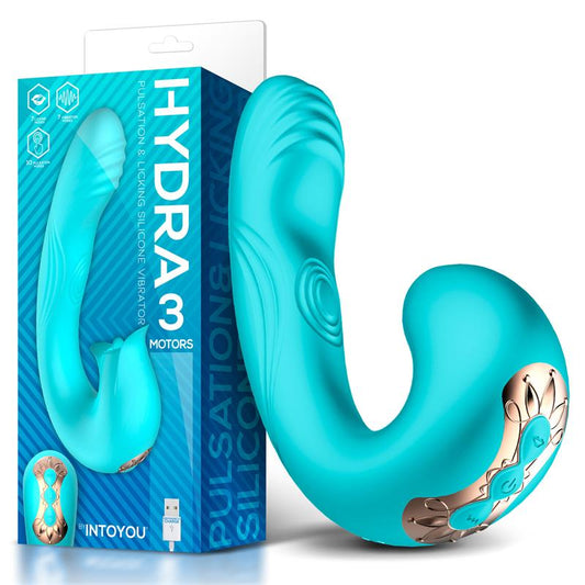 Hydra Vibe with Pulsation and Clitoris Stimulating Tongue 3 Motors USB Hydra Vibe with Pulsation and Clitoris Stimulating Tongue 3 Motors USB - UABDSM