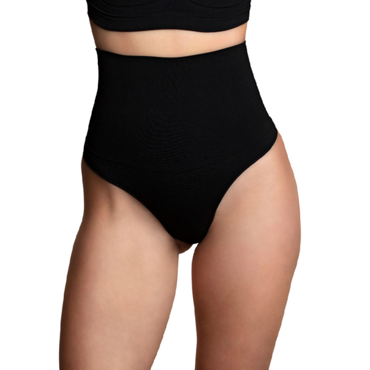 Bye Bra Seamless High Waist Thong Medium Control Xxl - UABDSM
