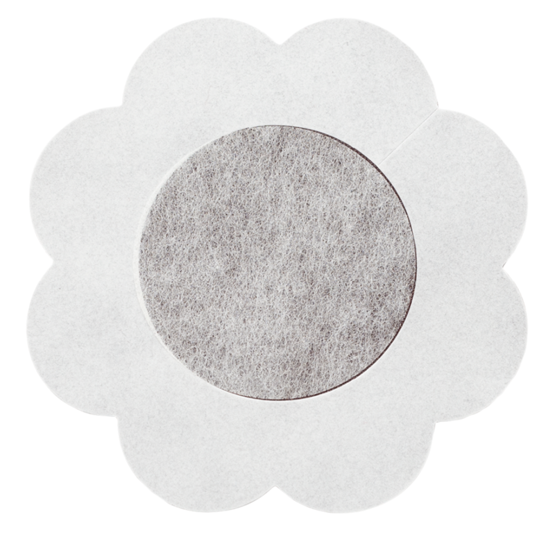 Bye Bra Satin Nipple Covers 3 Pack Dark Brown M - UABDSM