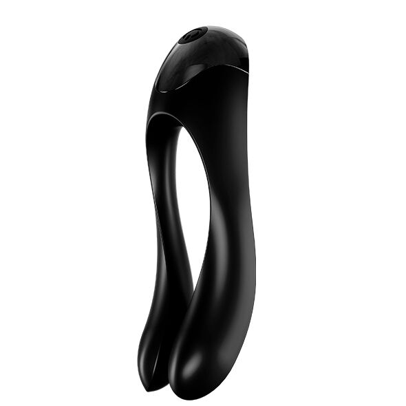 Satisfyer Candy Cane Finger Vibrator Black - UABDSM