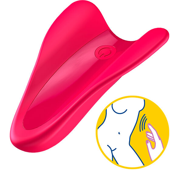 Satisfyer High Fly Finger Vibrator Fuchsia - UABDSM