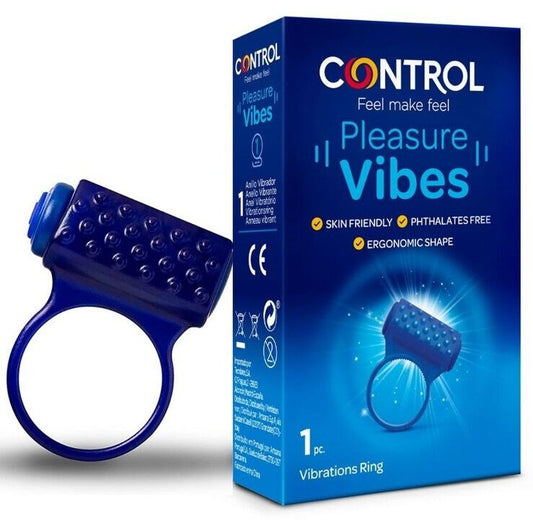 Control Pleasure Vibes Vibrating Ring Control Pleasure Vibes Vibrating Ring - UABDSM