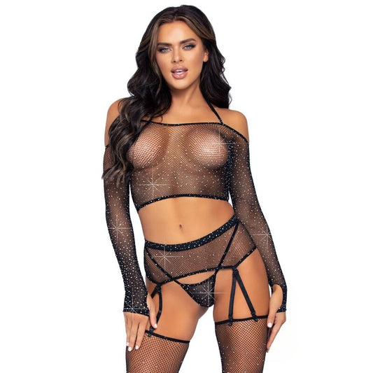 Leg Avenue Four Pieces Set One Size Leg Avenue Four Pieces Set One Size - UABDSM