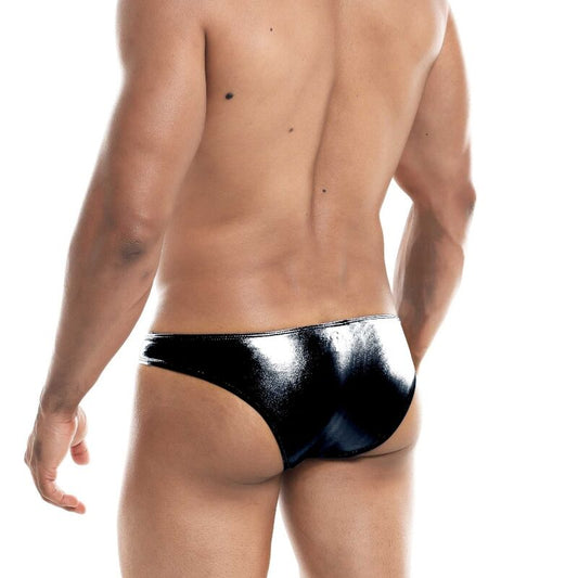 Cut4men - Low Rise Brief Black Skai Xl - UABDSM