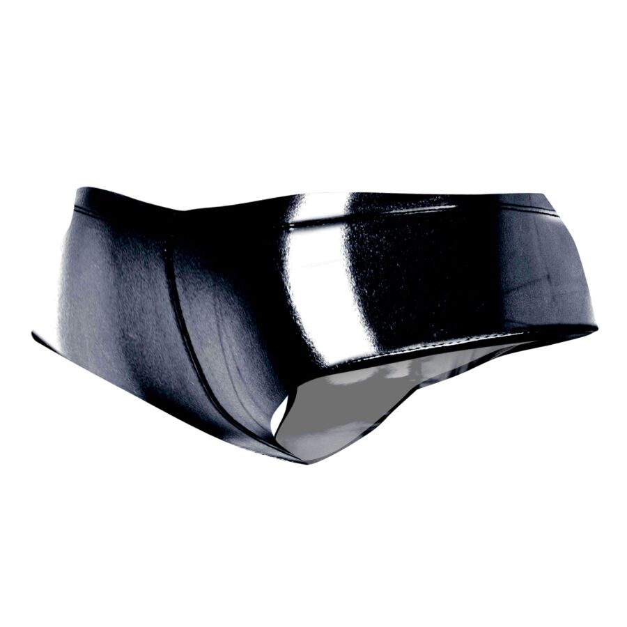 Cut4men - Cheeky Brief Black Skai Xl - UABDSM
