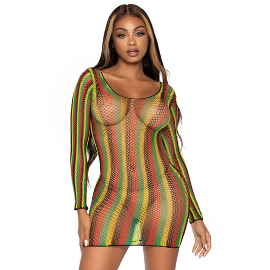 Leg Avenue Rasta Mini Dress One Size Leg Avenue Rasta Mini Dress One Size - UABDSM